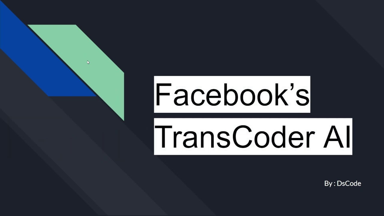 Facebook TransCoder uses AI to convert between C ++, Java and Python
