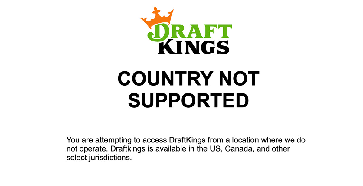You can’t access DraftKings in most countries without ExpressVPN