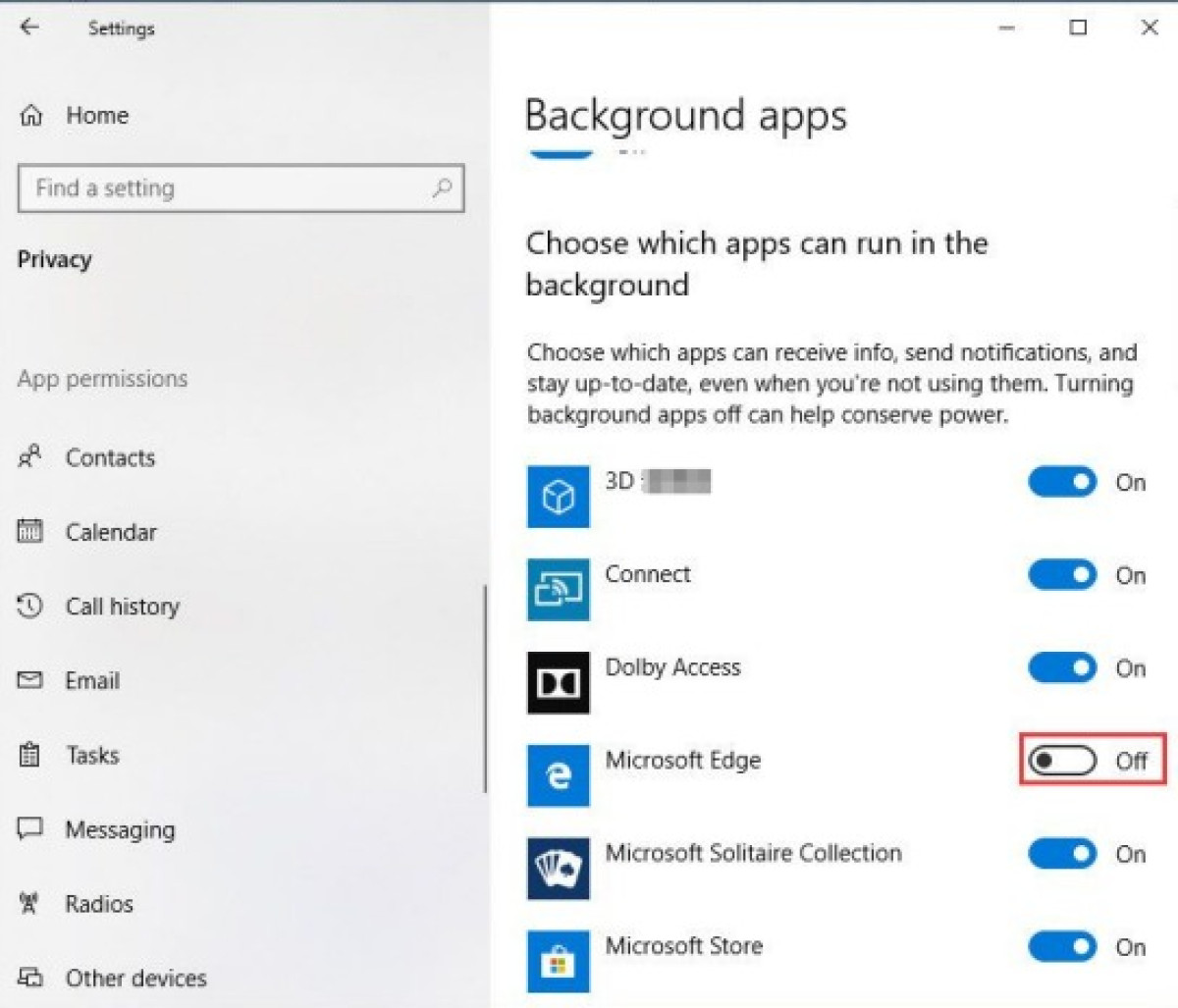 Closing background applications on windows os