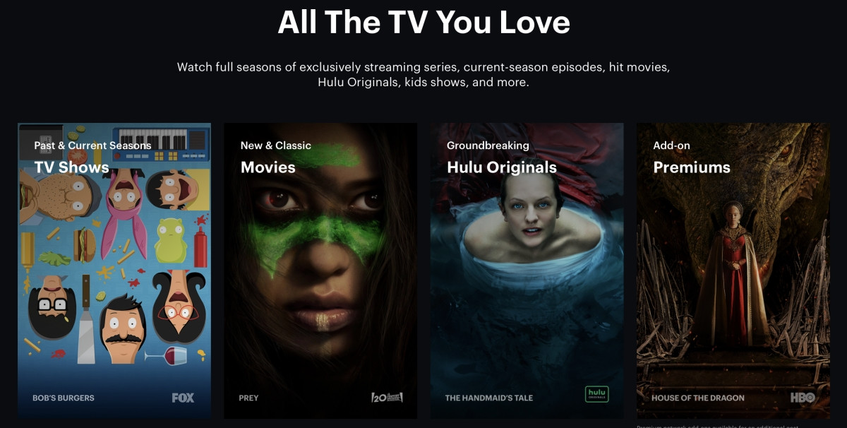Content available on Hulu