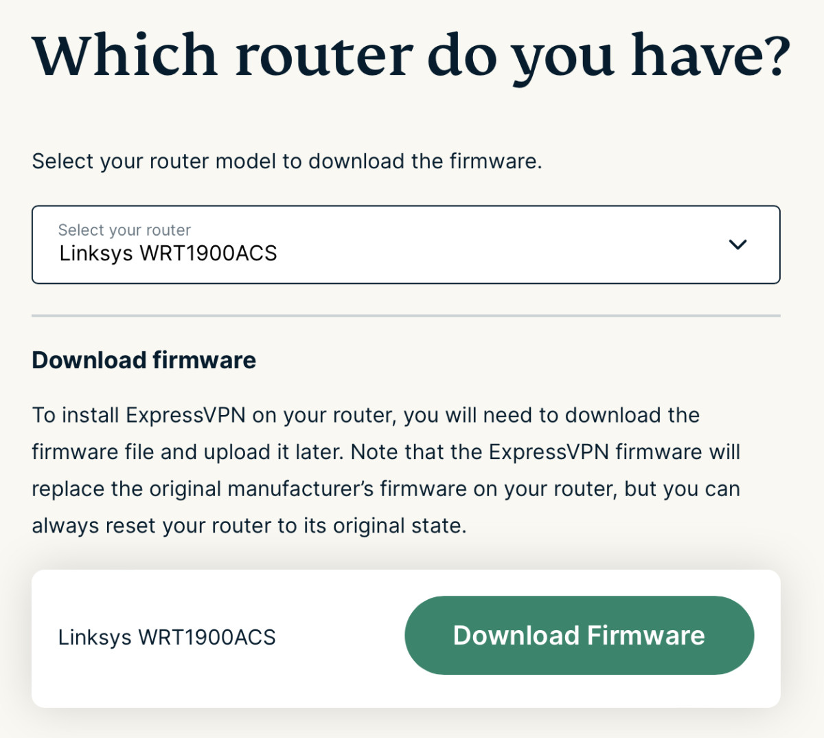 Downloading custom firmware on your router