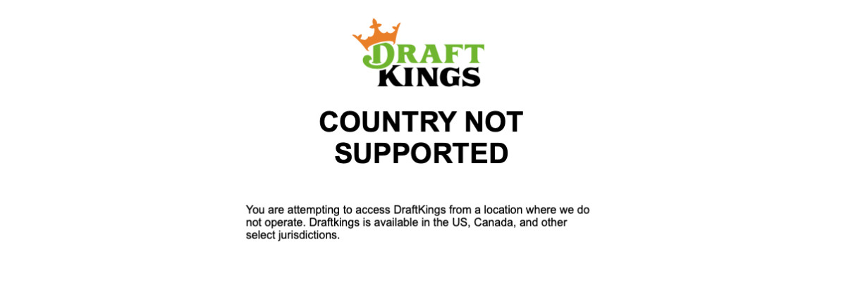 Draftkings restricted location error