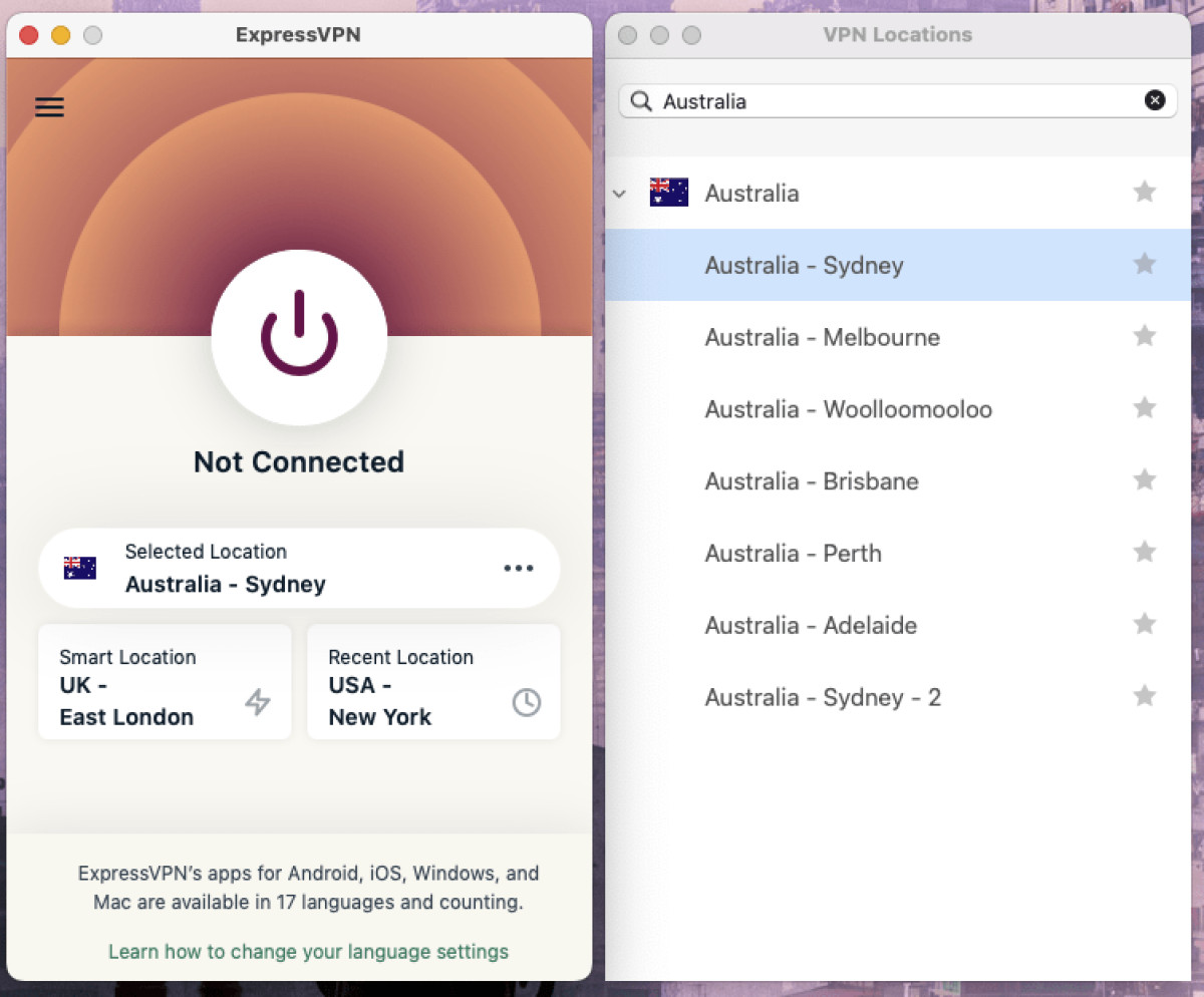 expressvpn australian servers