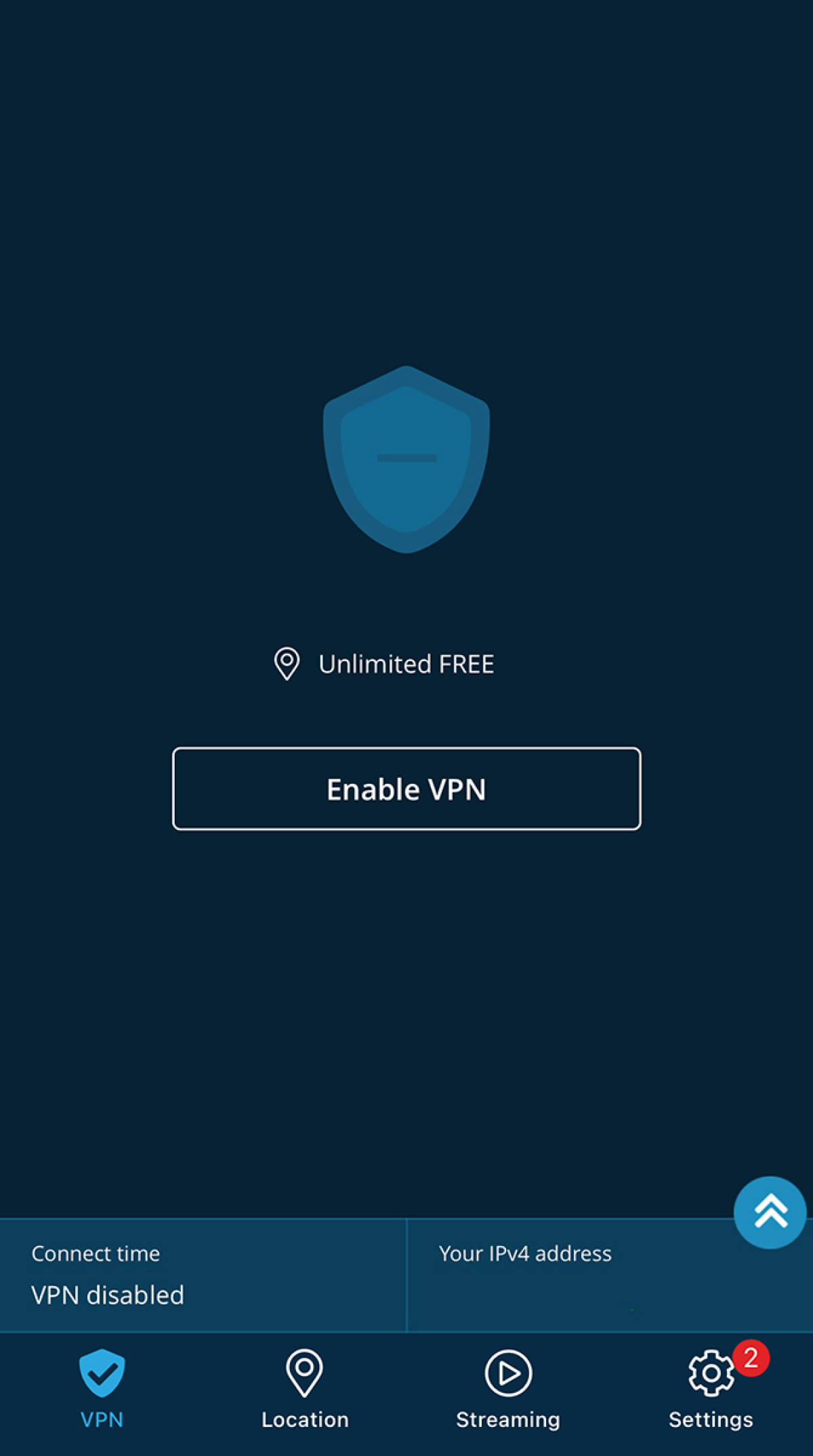 Hideme VPN on iPhone