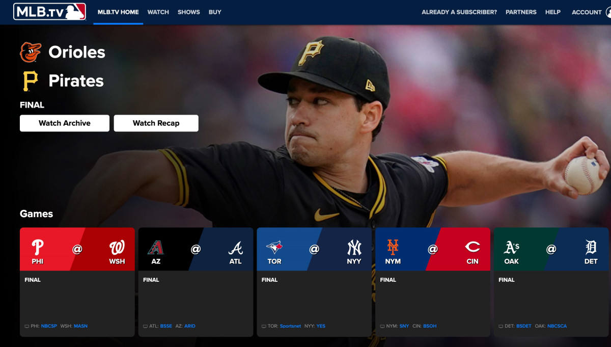 With VPN you can watch MLB.tv from anywhere despite the blackouts.