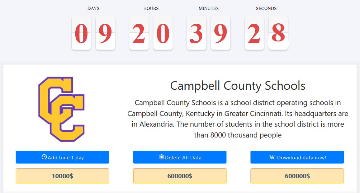 campbell county schools ransomware attack