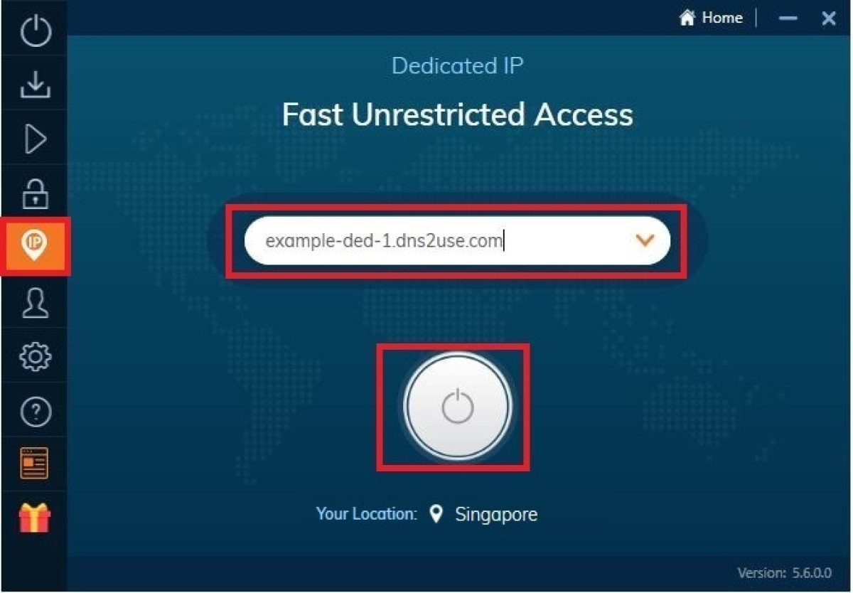 Ivacy VPN dedicated IP address