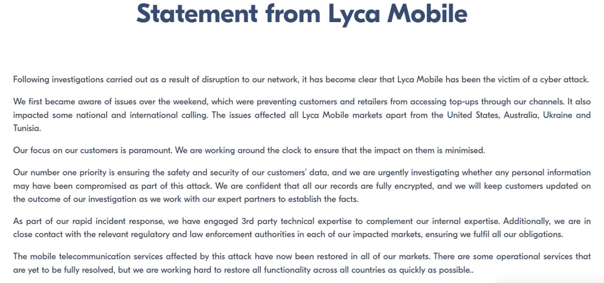 lyca mobile statement