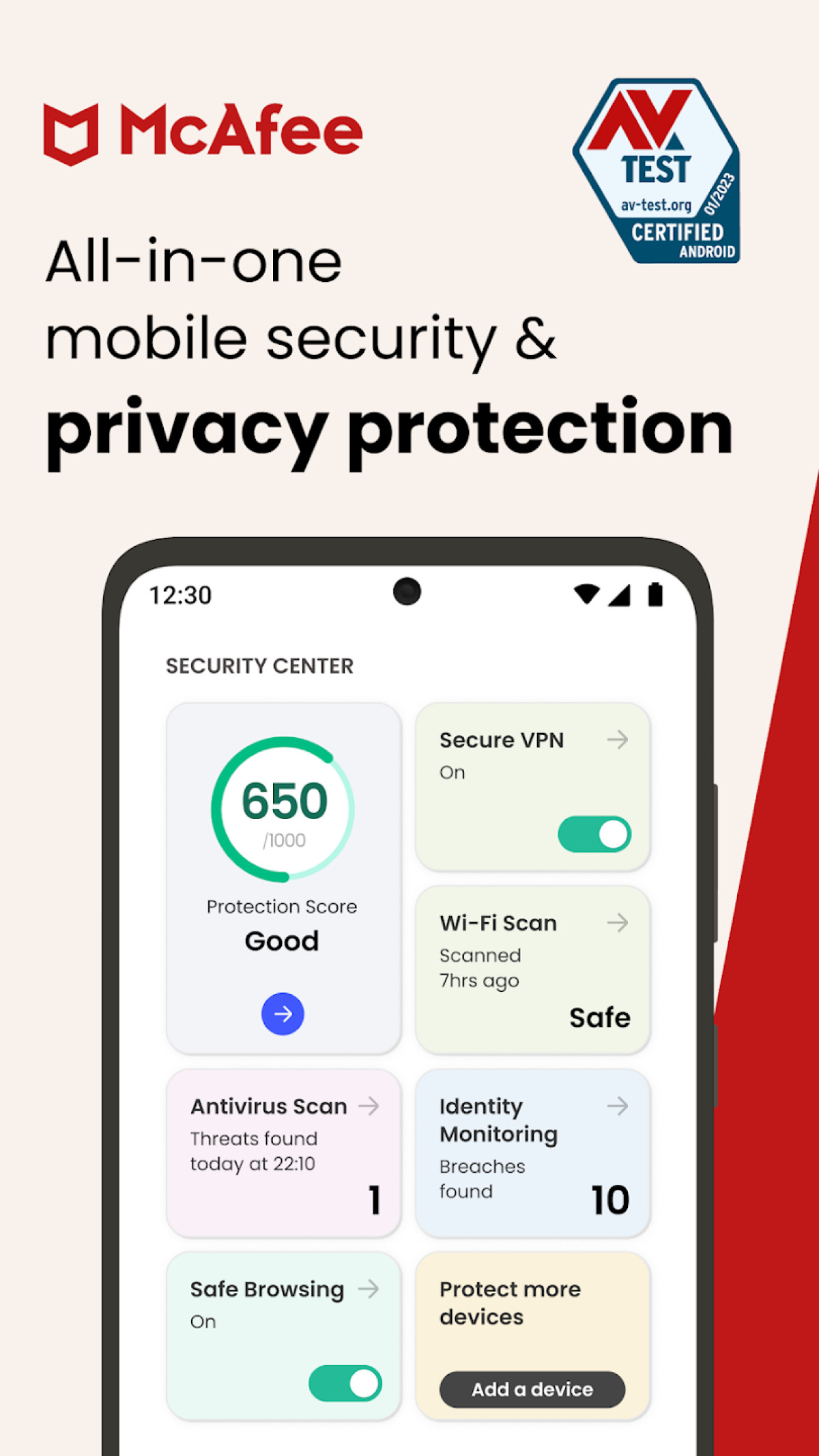 McAfee on Android