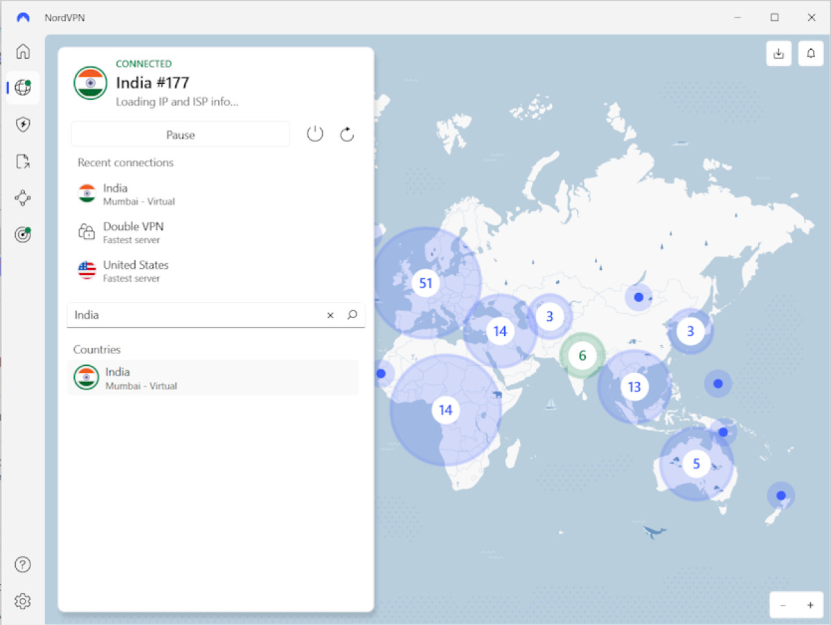 NordVPN Indian servers