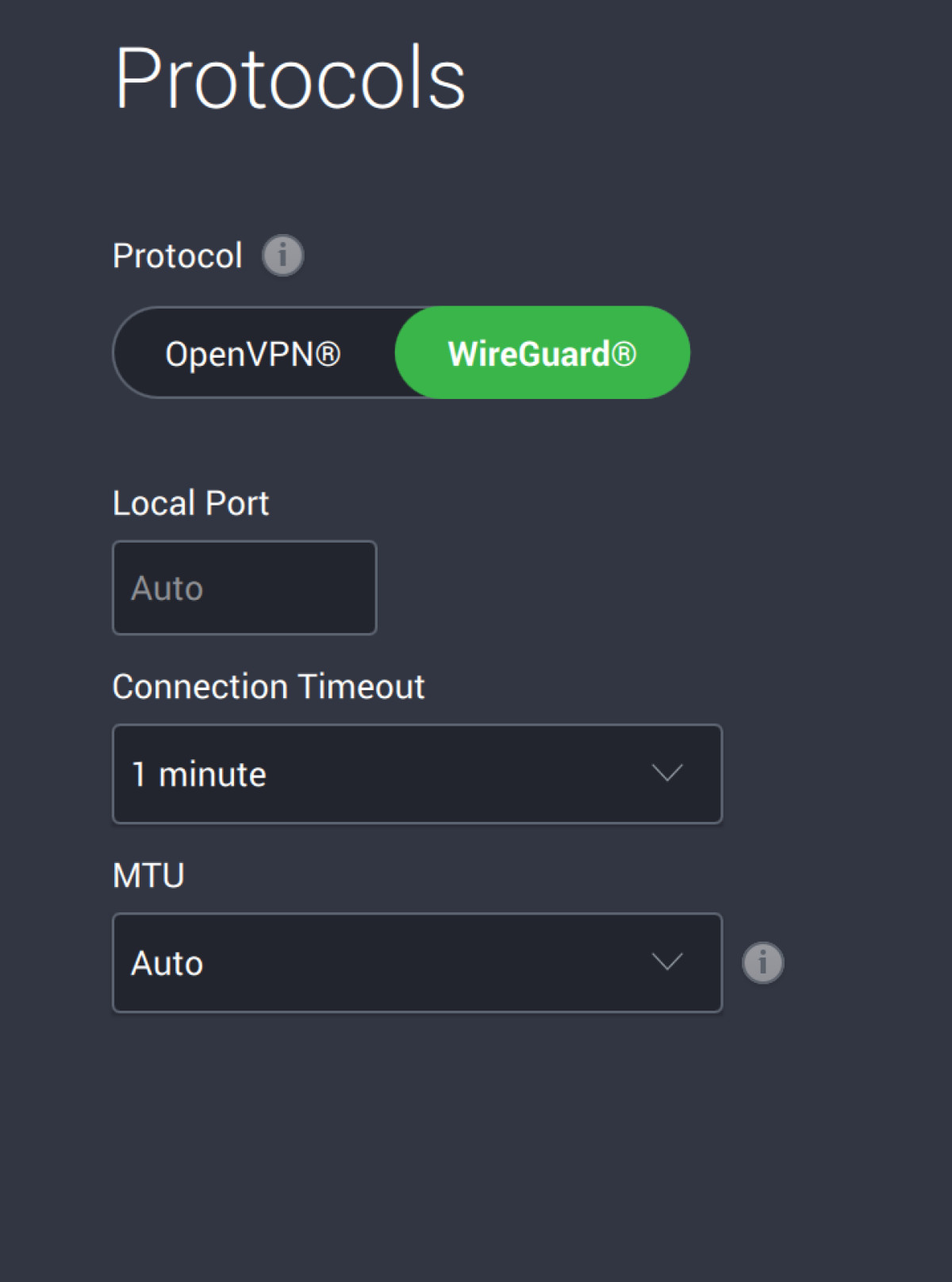 PIA protocols