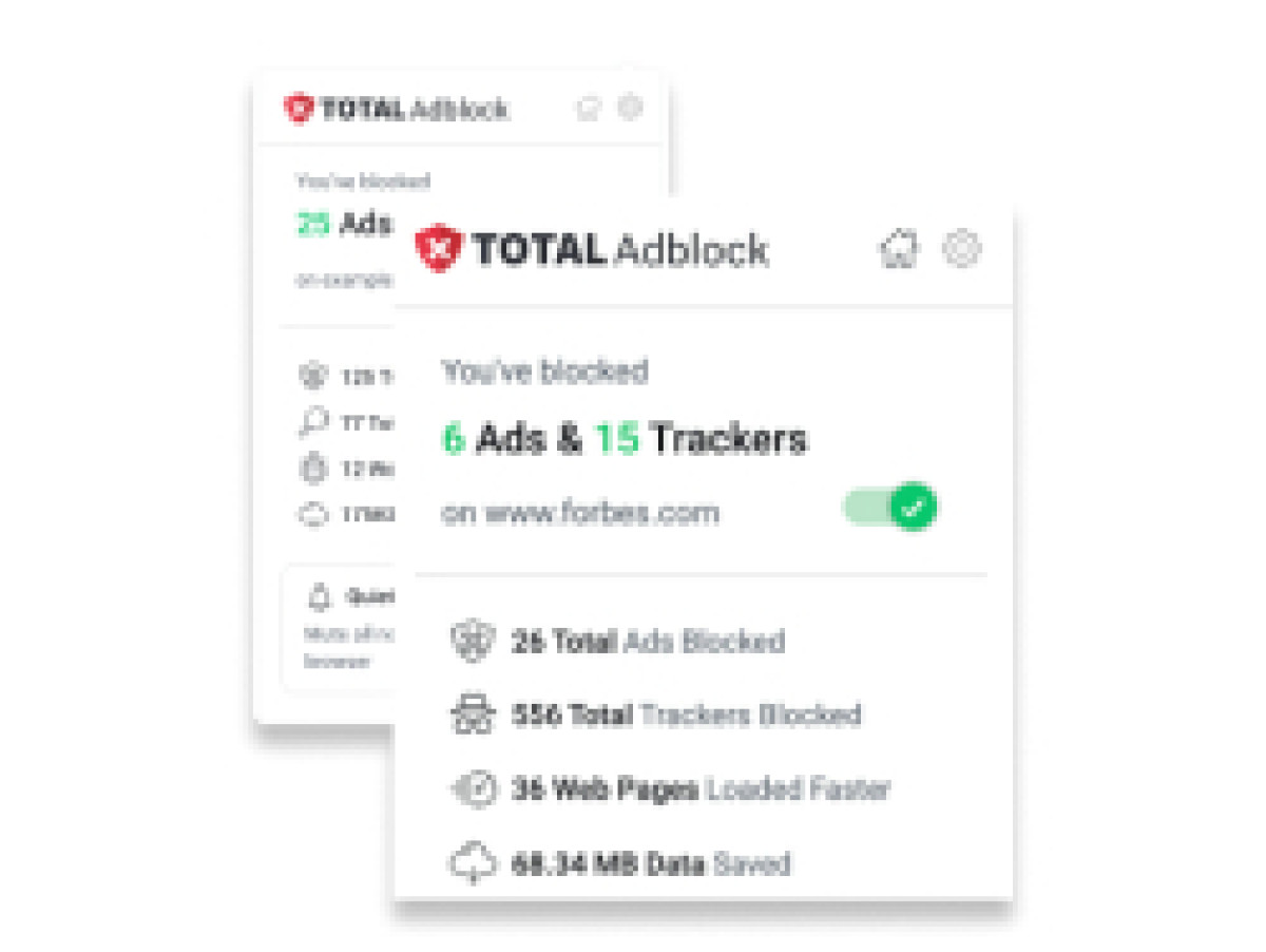 Total Adblock banner