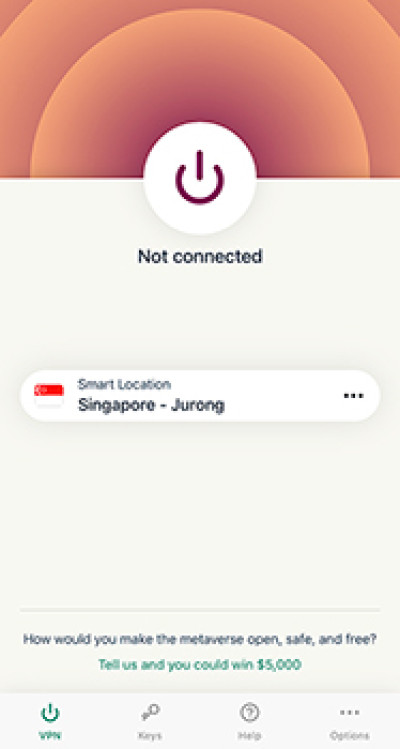 ExpressVPN’s smartphone app