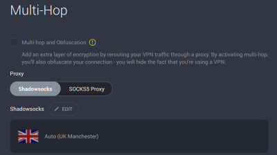 PIA VPN multi-hop routing