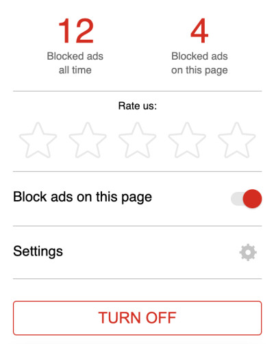 AdLock on google chrome