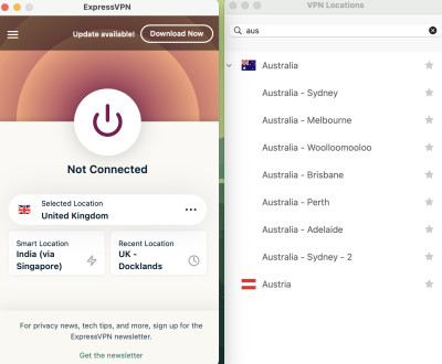 Australian servers in expressvpn for sportsbet