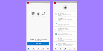 Avira Android interface