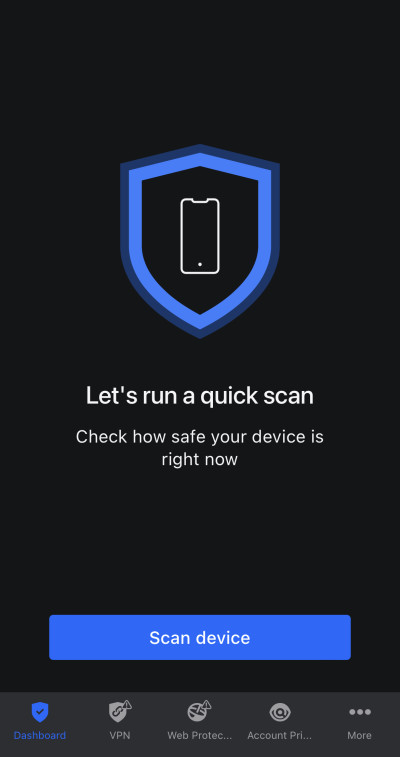 Bitdefender's iOS app