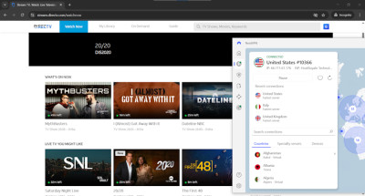 watch direct tv stream with NordVPN