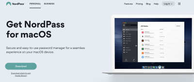Downloading NordPass for macOS