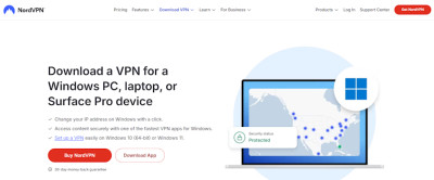 Download NordVPN app from website