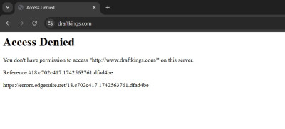 DraftKinds geo-restriction error message