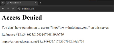 DraftKinds geo-restriction error message