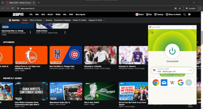 ESPN blackout bypassing with ExpressVPN