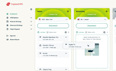 ExpressVPN app on a router