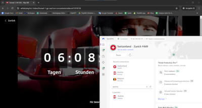NordVPN unblocked F1 on SRF