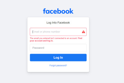 Facebook login down