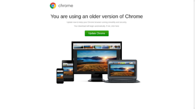 Fake Chrome update