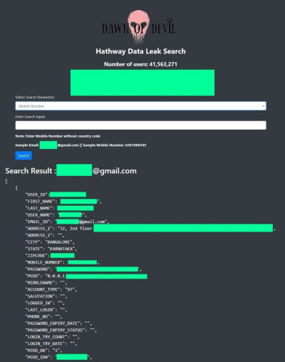 Dark web search engine created by dawnofdevil