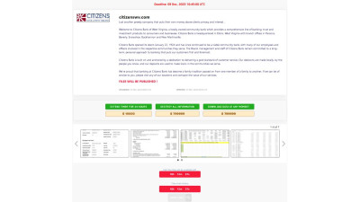 Information about Citizens Bank of West Virginia on LockBit’s site.
