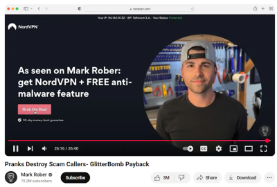 Mark Rober Nordvpn rabatt code