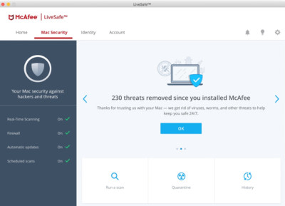 McAfee on a Mac