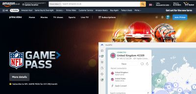 NFL Game Pass with NordVPN
