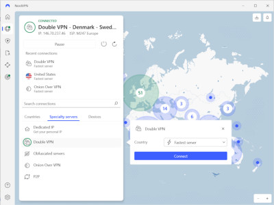 NordVPNs double VPN servers