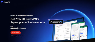 NordVPN website page