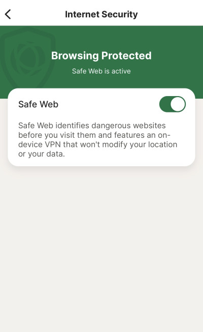 Norton 360 safe web