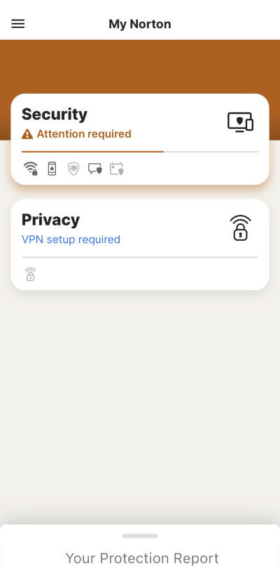 Norton 360 antivirus on iPhone