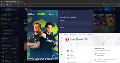 NordVPN unblocked Rainbet from the US