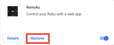 removing chrome browser extension