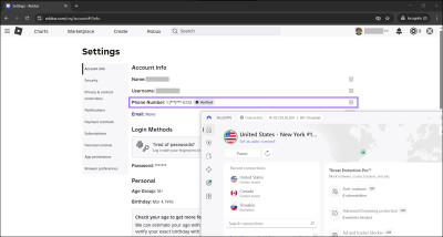 Roblox age verification with a phone number