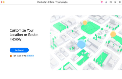 Spoofing your location with drfone virtual location