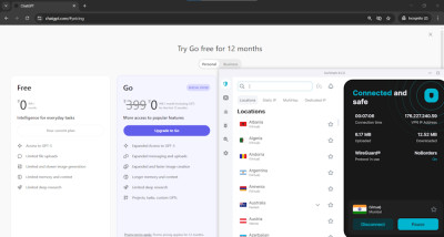 Surfshark unlocks the ChatGPT Go plan