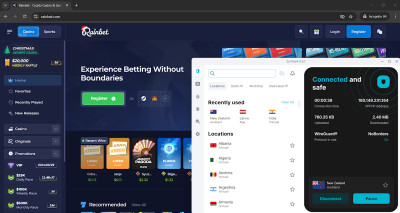 Surfshark unblocked Rainbet