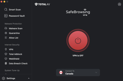 TotalAV safe browsing VPN