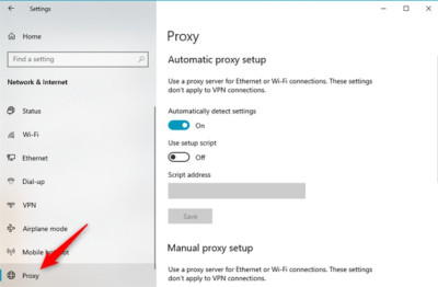 Using Proxies for access