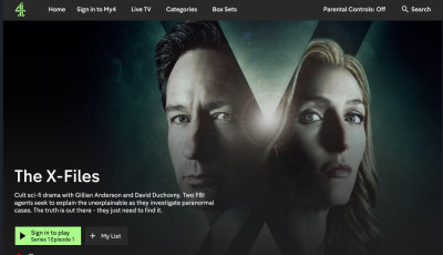 stream xfiles on channel 4